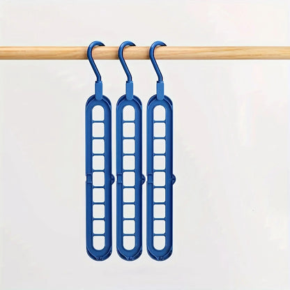 cintre premium bleu en lot de trois