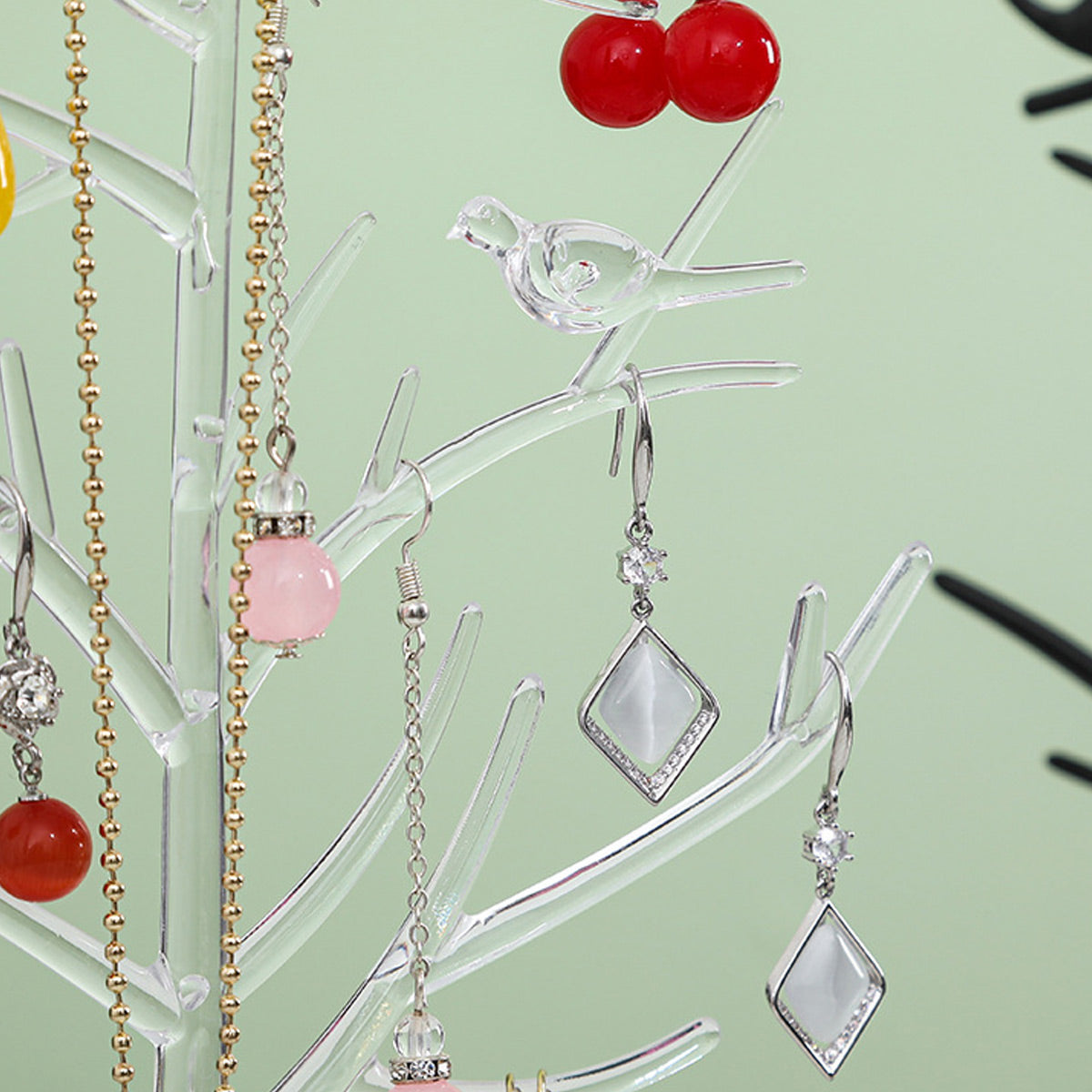 détails des branches arbre à bijoux