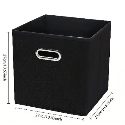 dimensions paniers de rangement noir pliable