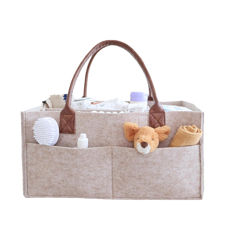 panier de rangement bébé néonest beige