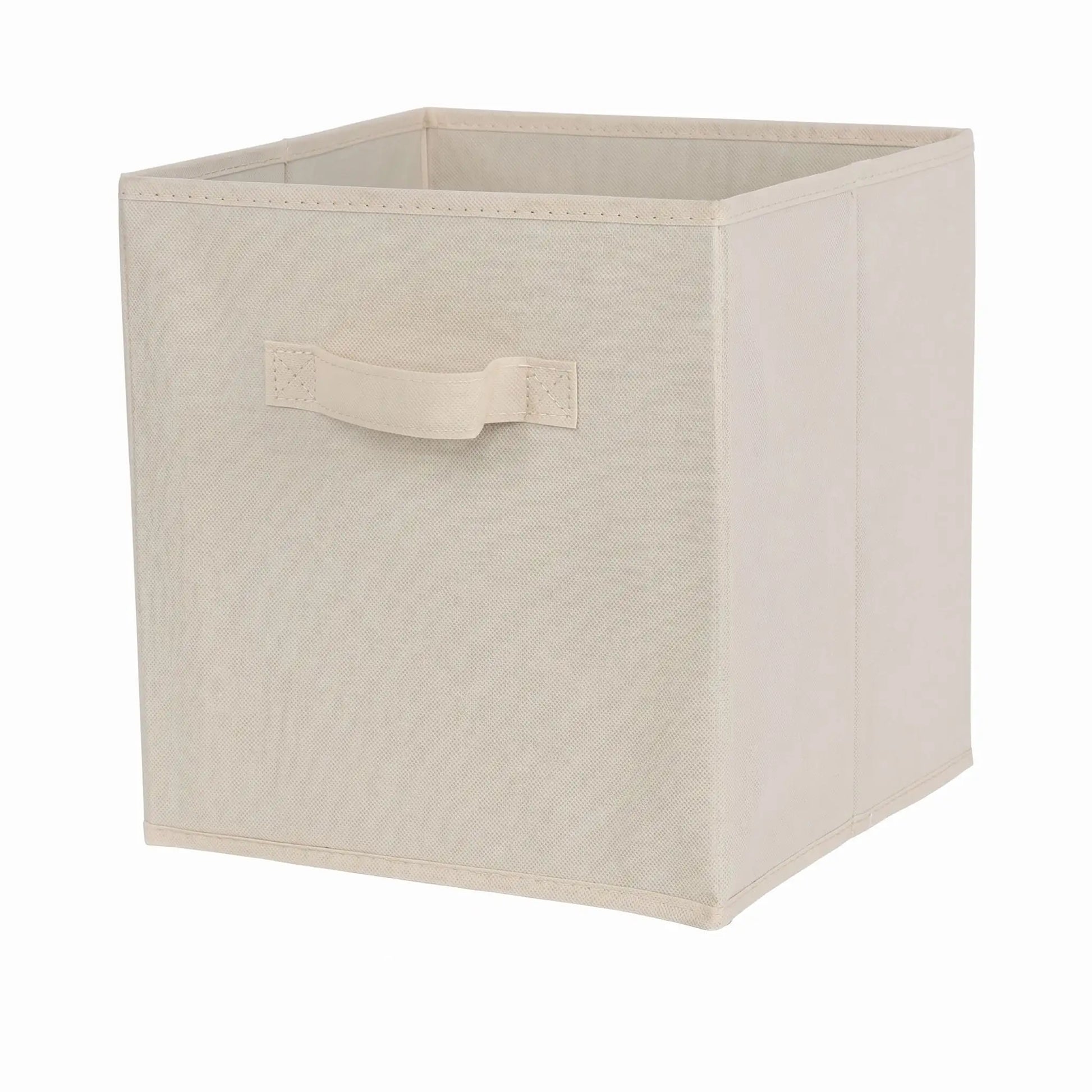 panier de rangements cube beige