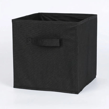 panier de rangements cube noir