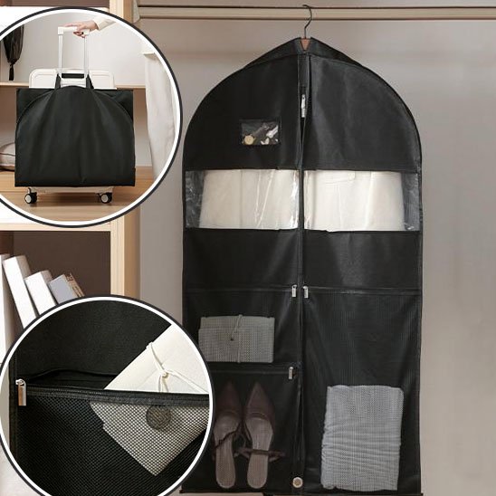 Pliage de la housse de rangement pour voyager